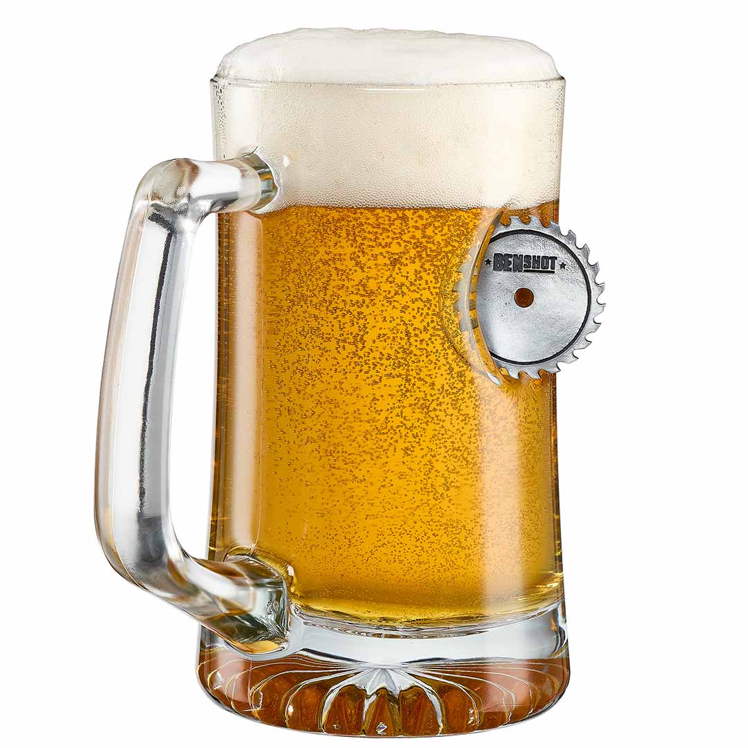 BenShot Saw Blade 24 oz Beer Mug