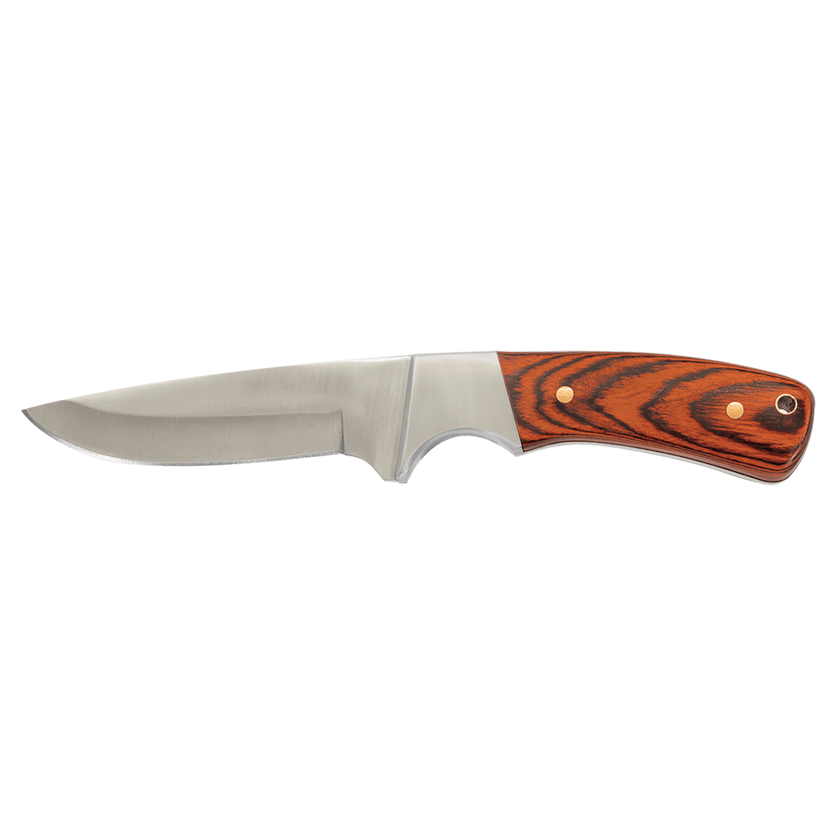 Bison River 7 3/4" Wood Handle Knife with Leather Sheath - Smalltown Connetchin