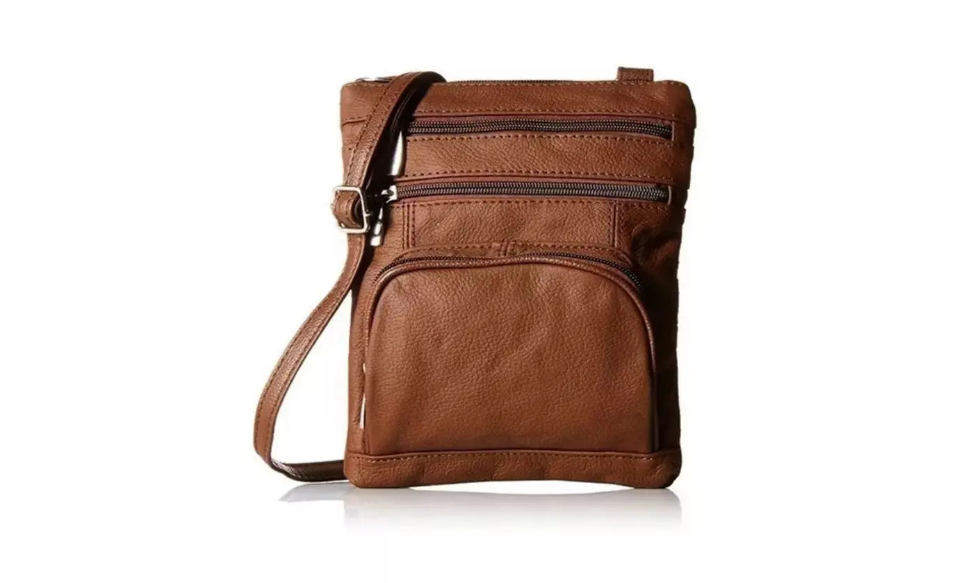Genuine Leather Purse/Cross-Body Bag