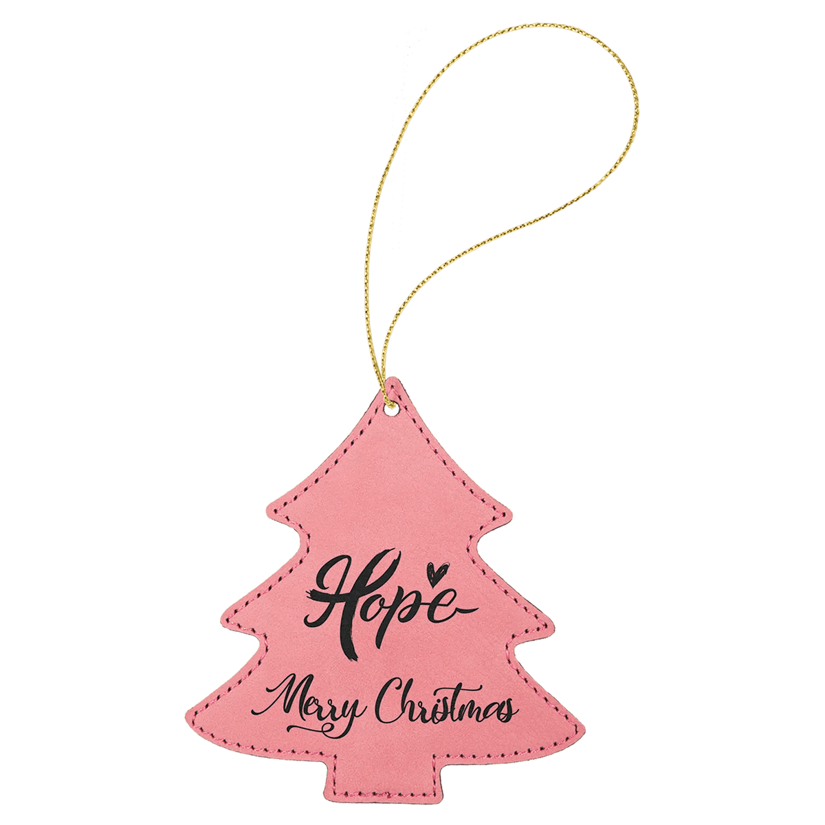 Custom Engraved Ornaments - Leatherette - Smalltown Connetchin
