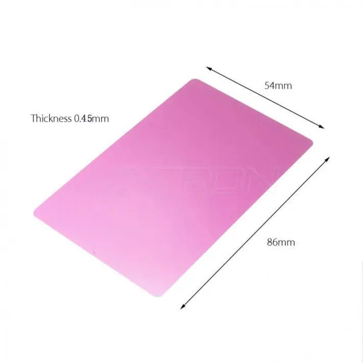 Custom Etched Aluminum Cards - Perfect for Gag Certificates!! (1, 5, or 10 pcs) - Smalltown Connetchin