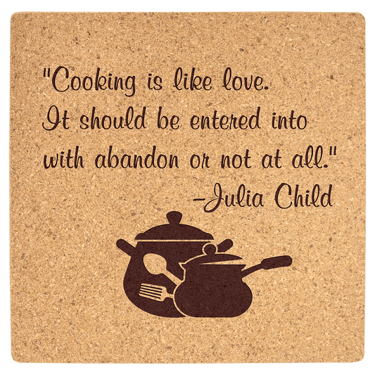 Custom Laser Etched Cork Trivet - Smalltown Connetchin