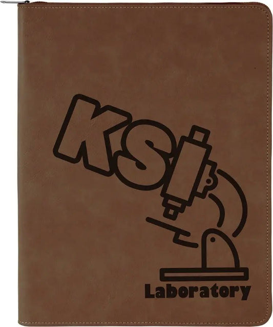 Custom Leatherette Portfolio - Laser Etched - Smalltown Connetchin