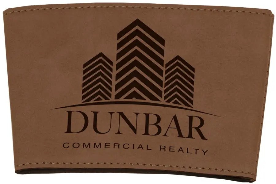 Custom Mug Sleeve - Etched Leatherette (10 pcs) - Smalltown Connetchin