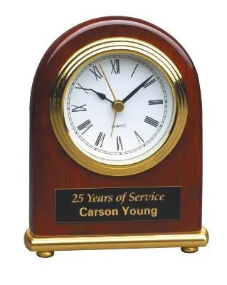 Desk Clocks - Rosewood Piano Finish - Smalltown Connetchin