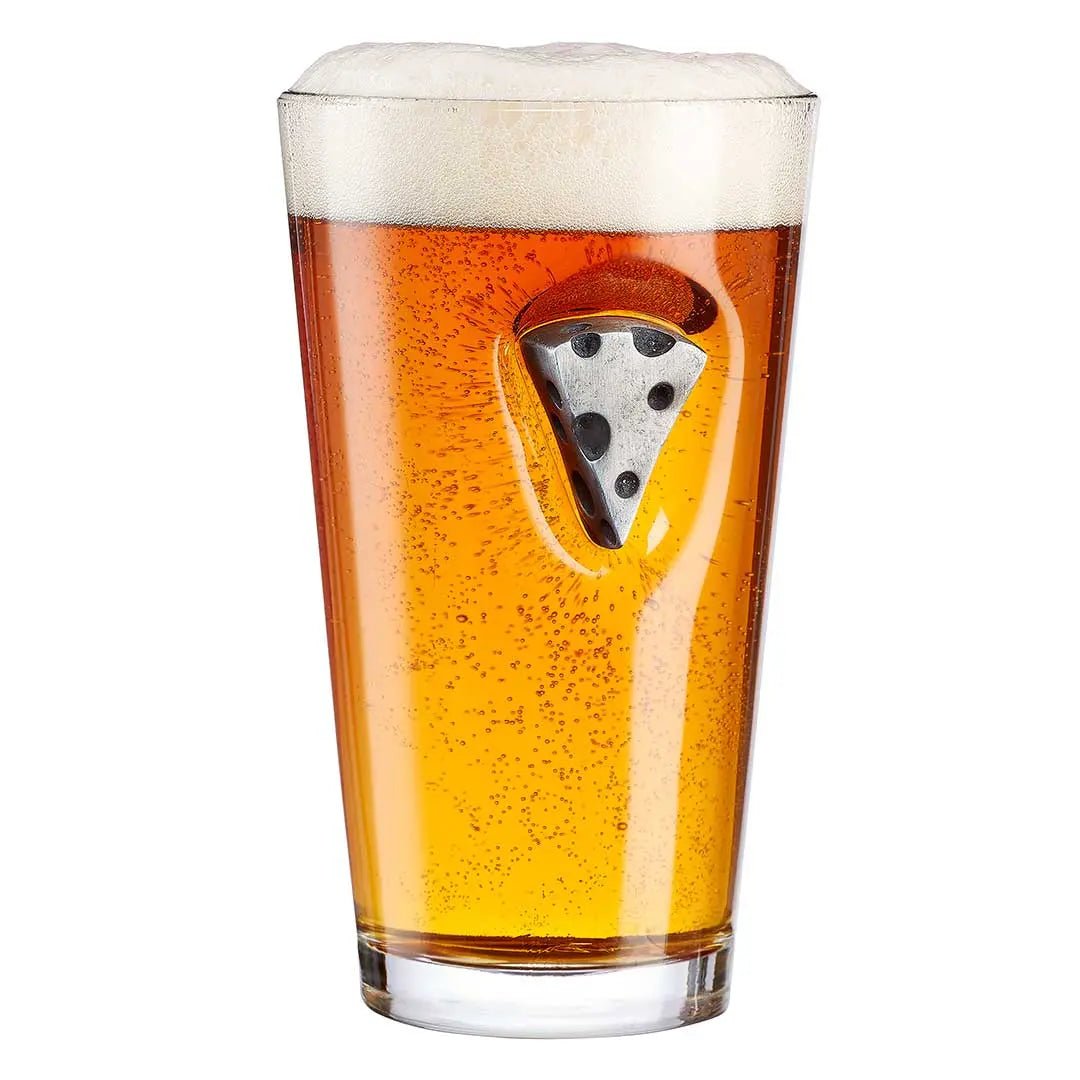 BenShot Cheese Wedge 16 oz Pint Glass without etching