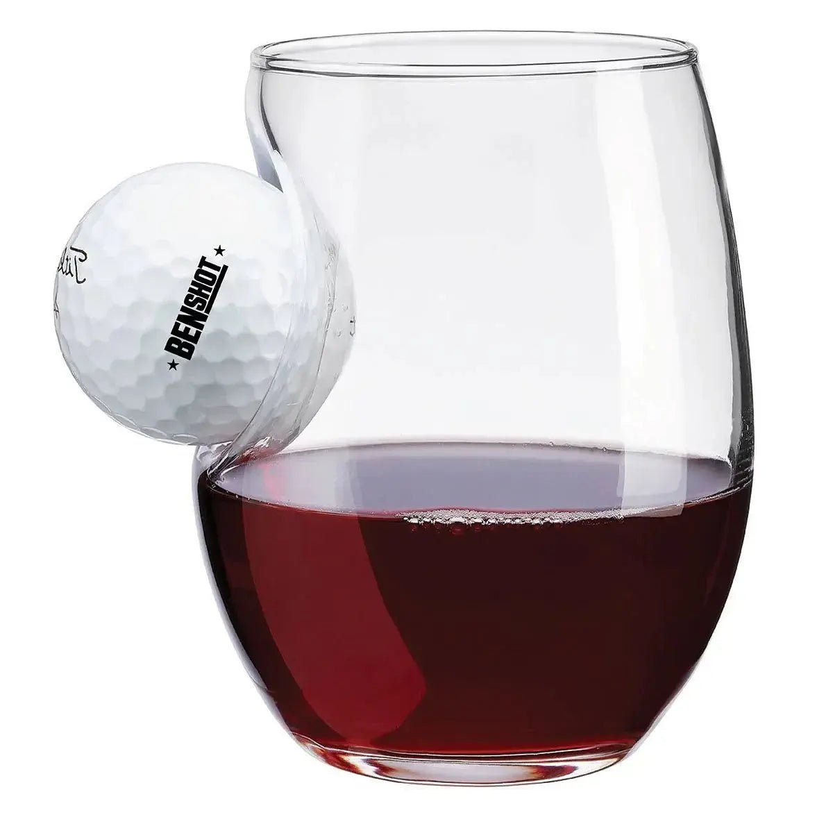 BenShot Golf Ball 15 oz Wine Glass