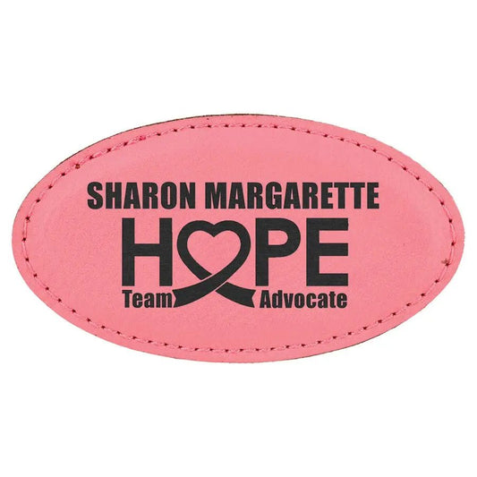 Personalized Badges - Leatherette with Magnet (10 pcs) - Smalltown Connetchin