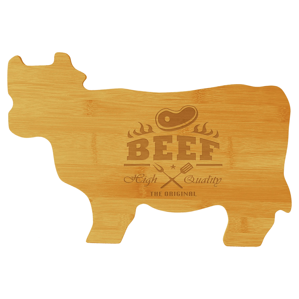 Personalized Bamboo Cutting Board - Animal Shaped - Smalltown Connetchin