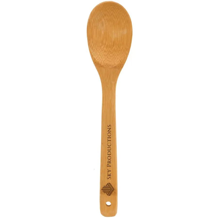 Personalized Bamboo Salad Spoon - Smalltown Connetchin