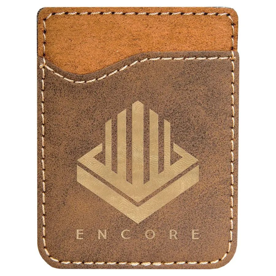 Personalized Leatherette Phone Wallet - Smalltown Connetchin