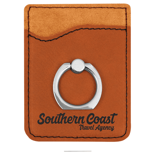 Personalized Leatherette Phone Wallet - Smalltown Connetchin