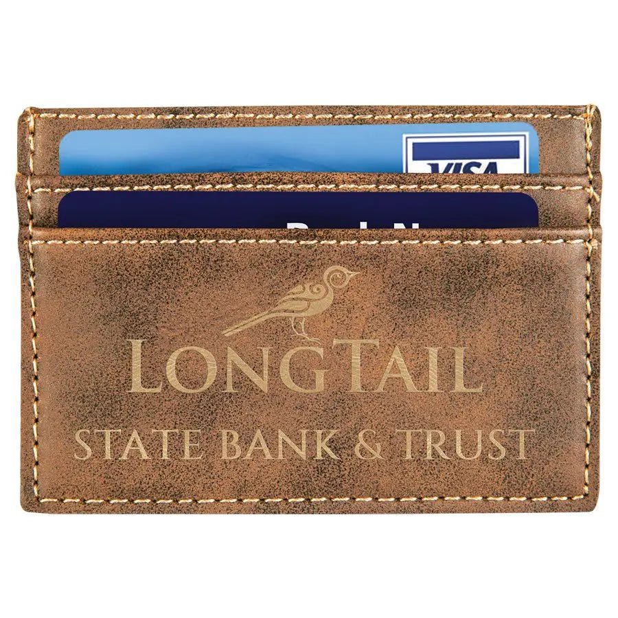 Personalized Leatherette Wallet Clip - Smalltown Connetchin