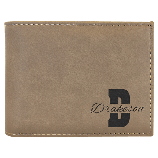 Personalized Wallet - Leatherette Bifold - Smalltown Connetchin