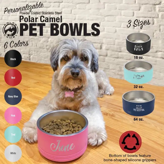 Pet Food Dish - Durable Stainless Steel - Custom - Smalltown Connetchin