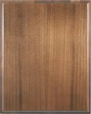Precision Walnut Personalized Plaque with (Optional) Marble Acrylic Plate - Smalltown Connetchin