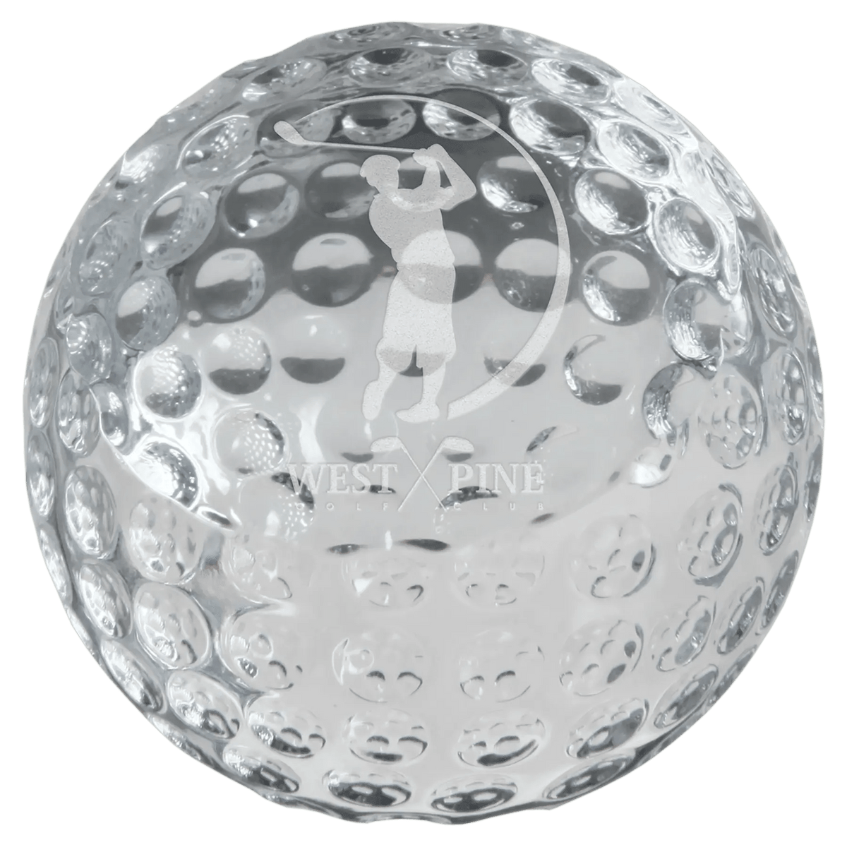 Premier Crystal Glass Paperweight Award - Smalltown Connetchin