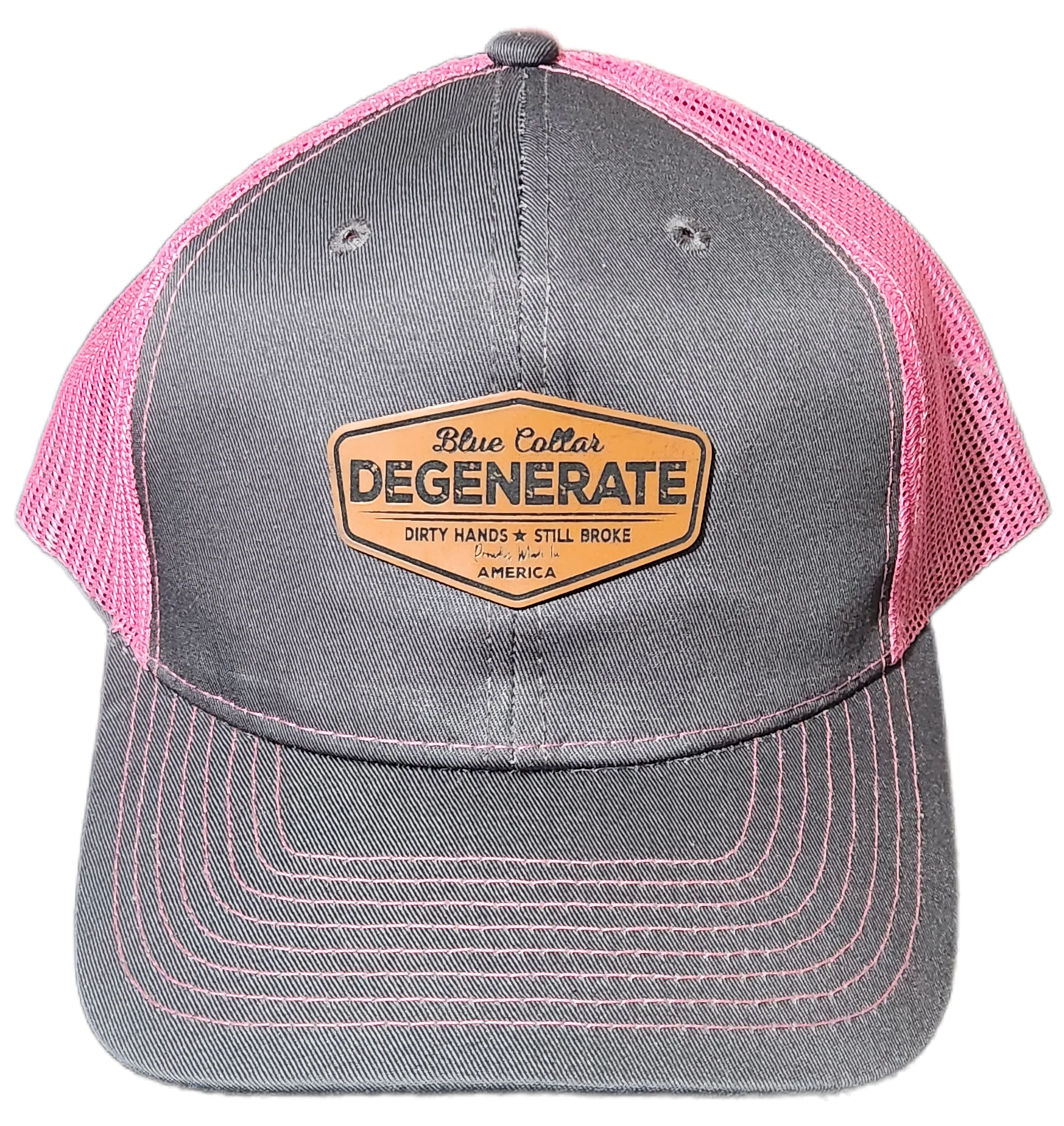 Blue Collar Degenerate Hat - Snap-Back Patch Cap Epic Sports