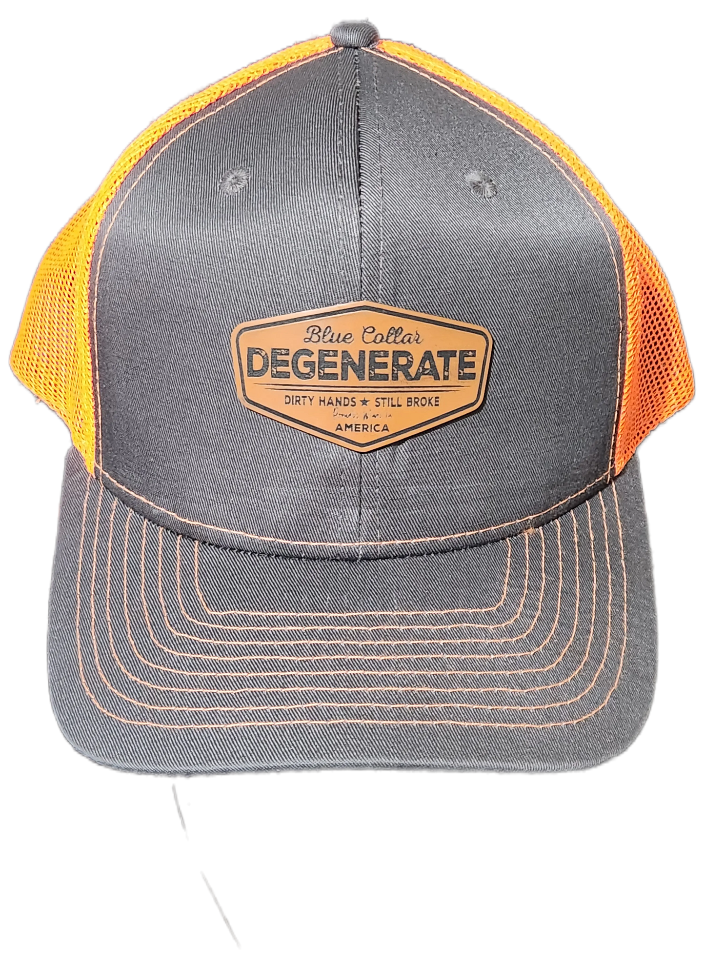 Blue Collar Degenerate Hat - Snap-Back Patch Cap Epic Sports