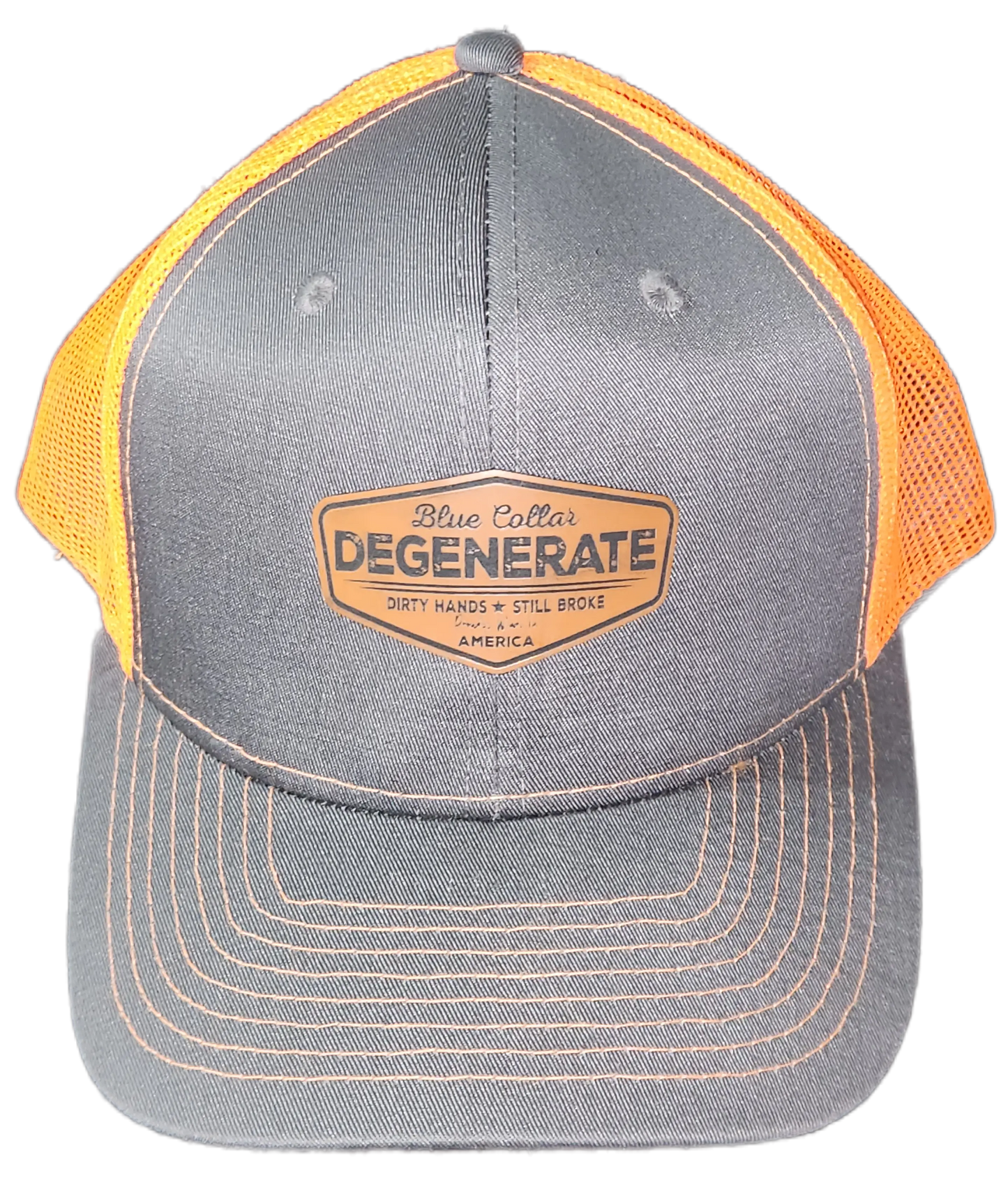 Blue Collar Degenerate Hat - Snap-Back Patch Cap Epic Sports