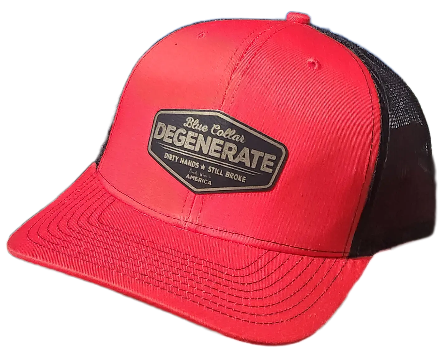 Blue Collar Degenerate Hat - Snap-Back Patch Cap Epic Sports