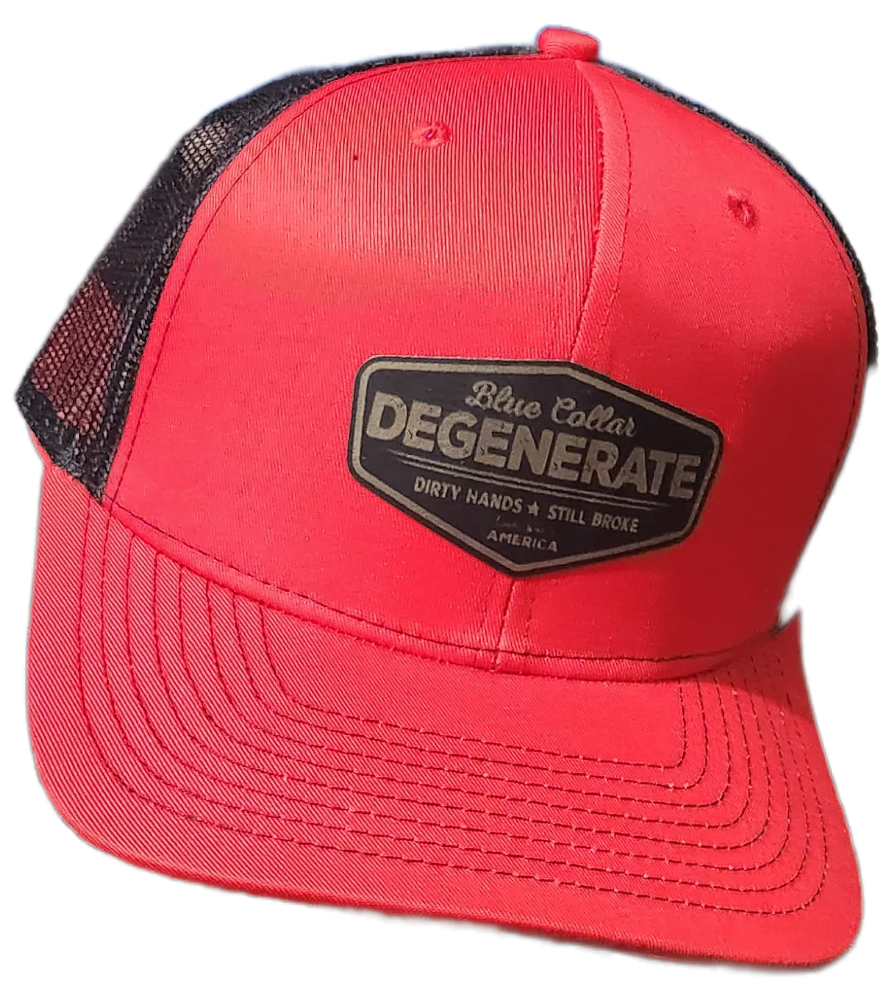 Blue Collar Degenerate Hat - Snap-Back Patch Cap Epic Sports