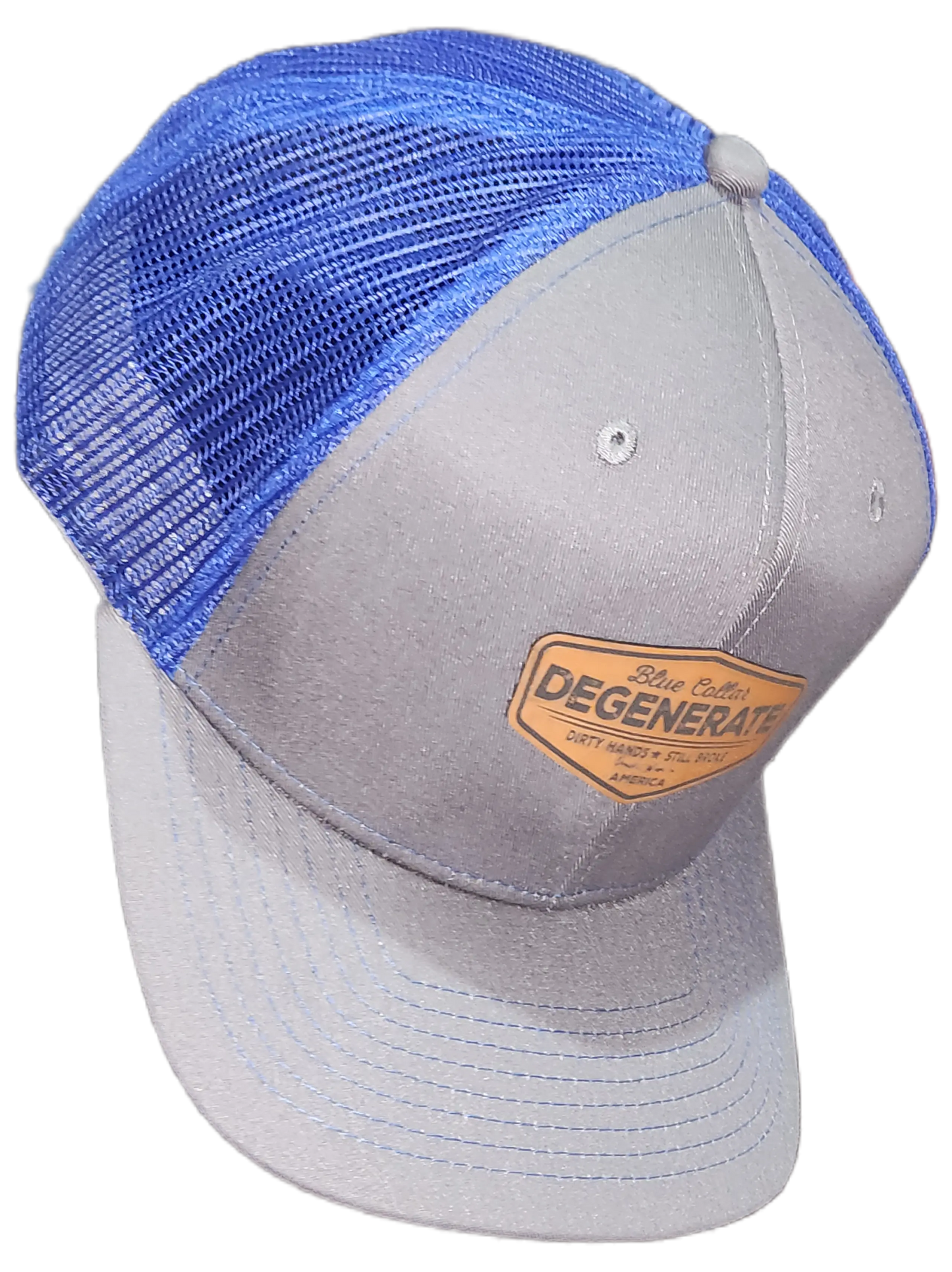 Blue Collar Degenerate Hat - Snap-Back Patch Cap Epic Sports