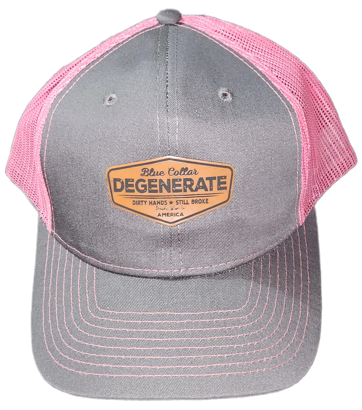 Blue Collar Degenerate Hat - Snap-Back Patch Cap Epic Sports