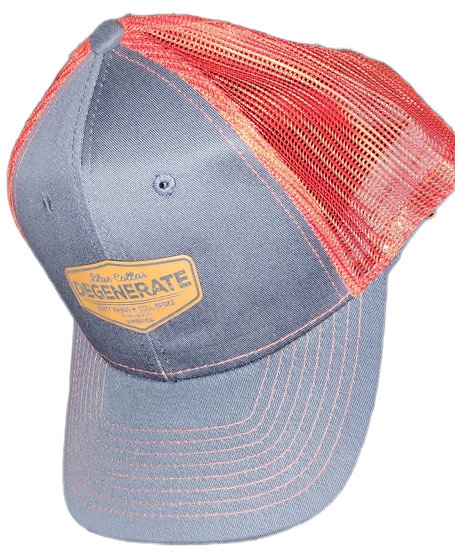 Blue Collar Degenerate Hat - Snap-Back Patch Cap Epic Sports