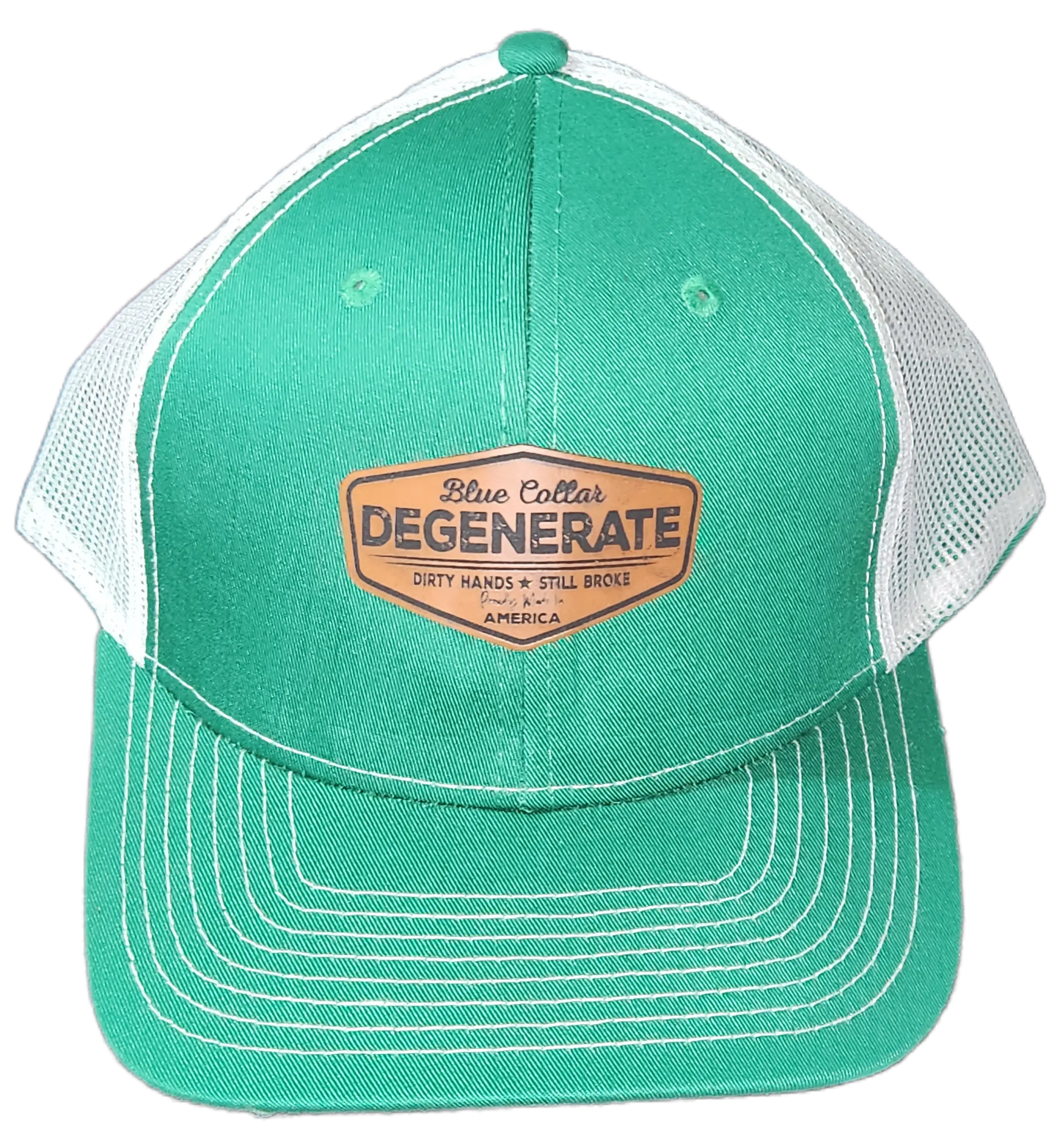Blue Collar Degenerate Hat - Snap-Back Patch Cap Epic Sports