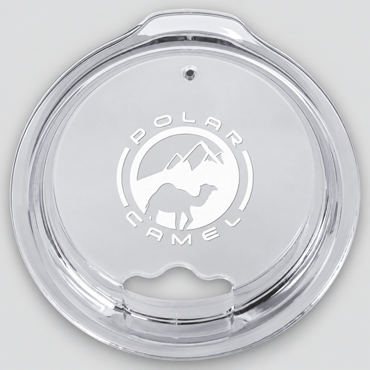 Personalized 14 oz Pilsner Tumbler | Clear Lid — clear lid detail