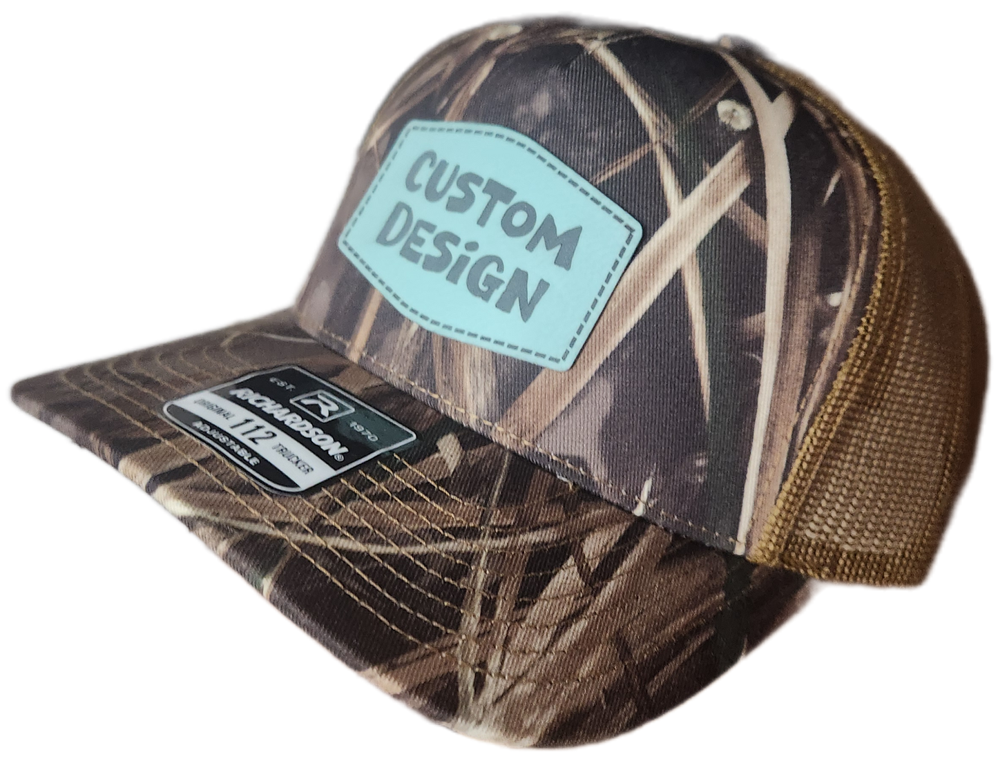 Custom Patch - Richardson 112PFP Printed Five Panel Snapback - REALTREE MAX-7/BUCK