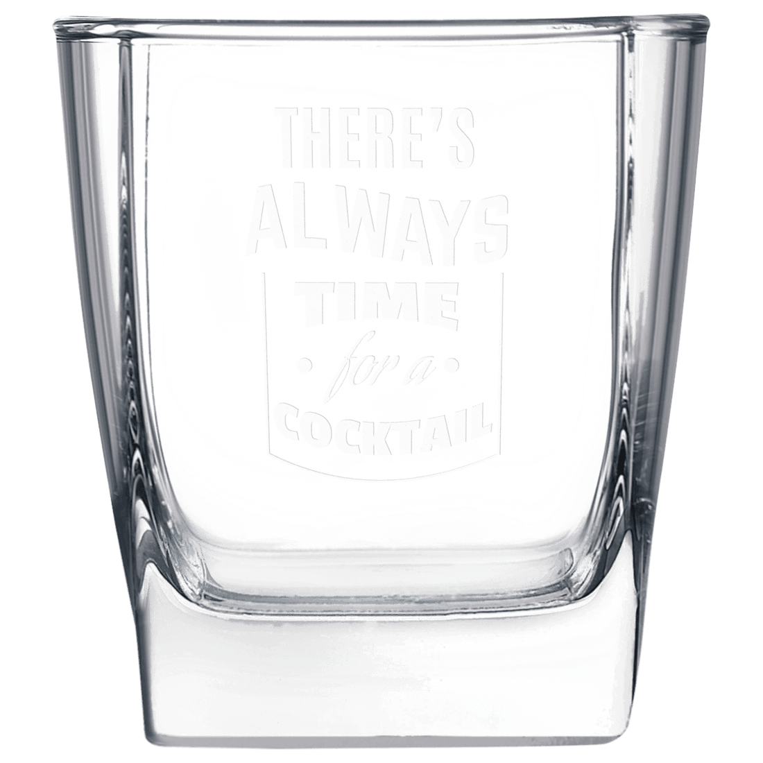 Glassware - 10 1/2 oz. Square Rocks Glass - Smalltown Connetchin