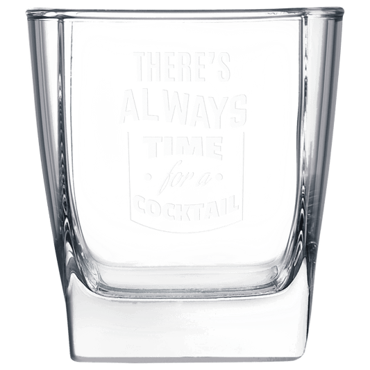 10 1/2 oz. Square Rocks Glass - Glassware - Smalltown Connetchin