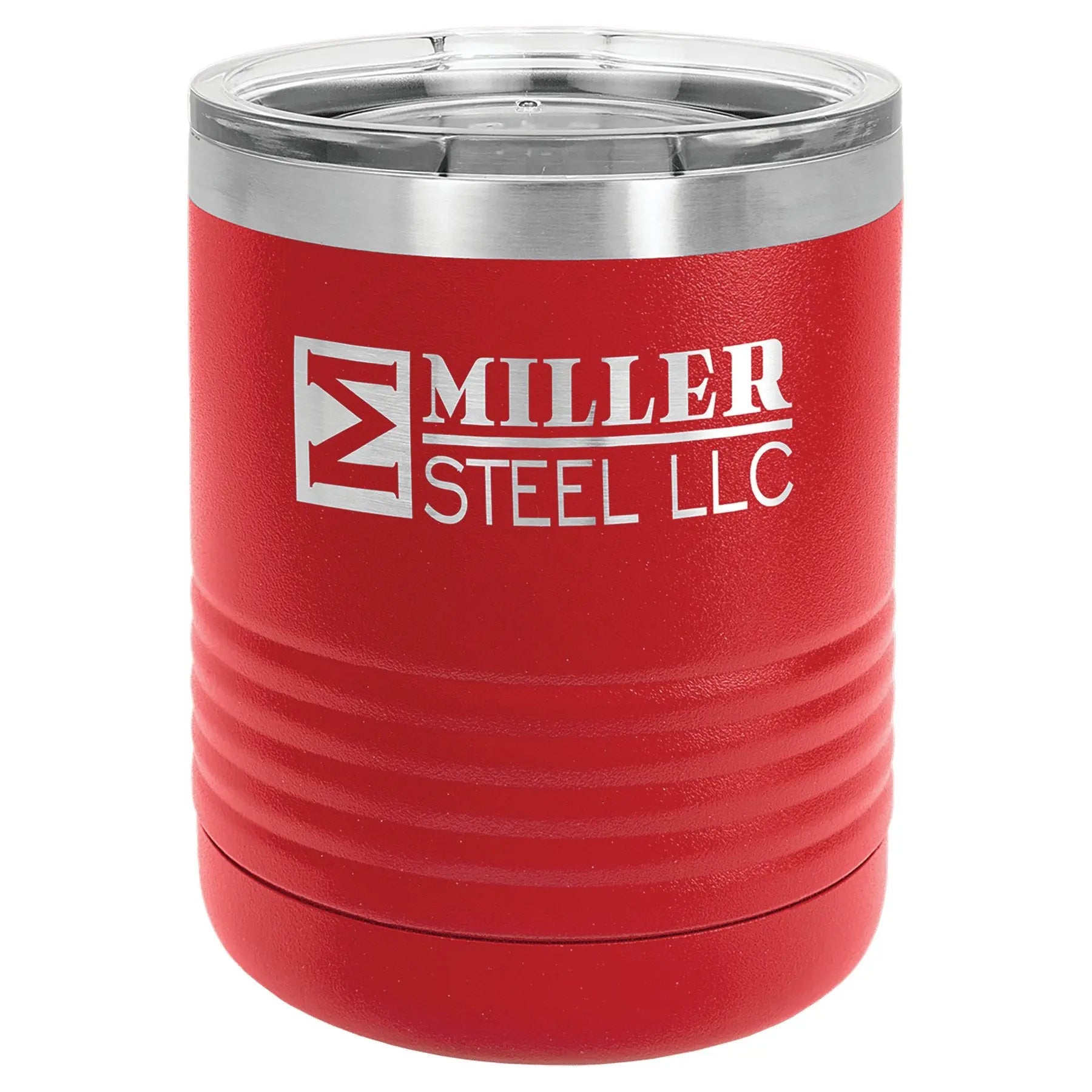 10 oz. Ringneck Tumbler with Clear Lid - Vacuum Insulated - Customized - Smalltown Connetchin
