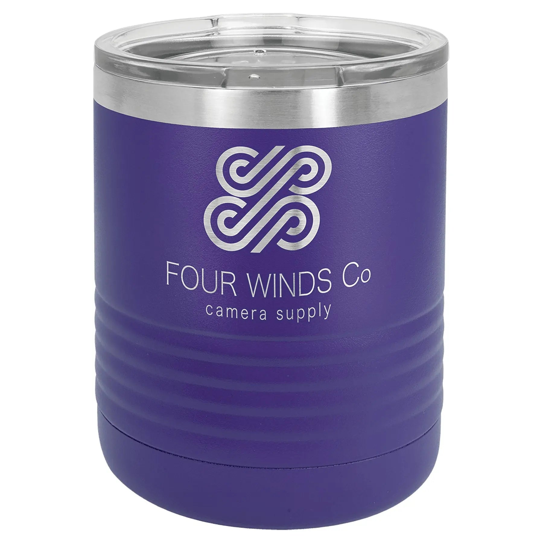 10 oz. Ringneck Tumbler with Clear Lid - Vacuum Insulated - Customized - Smalltown Connetchin