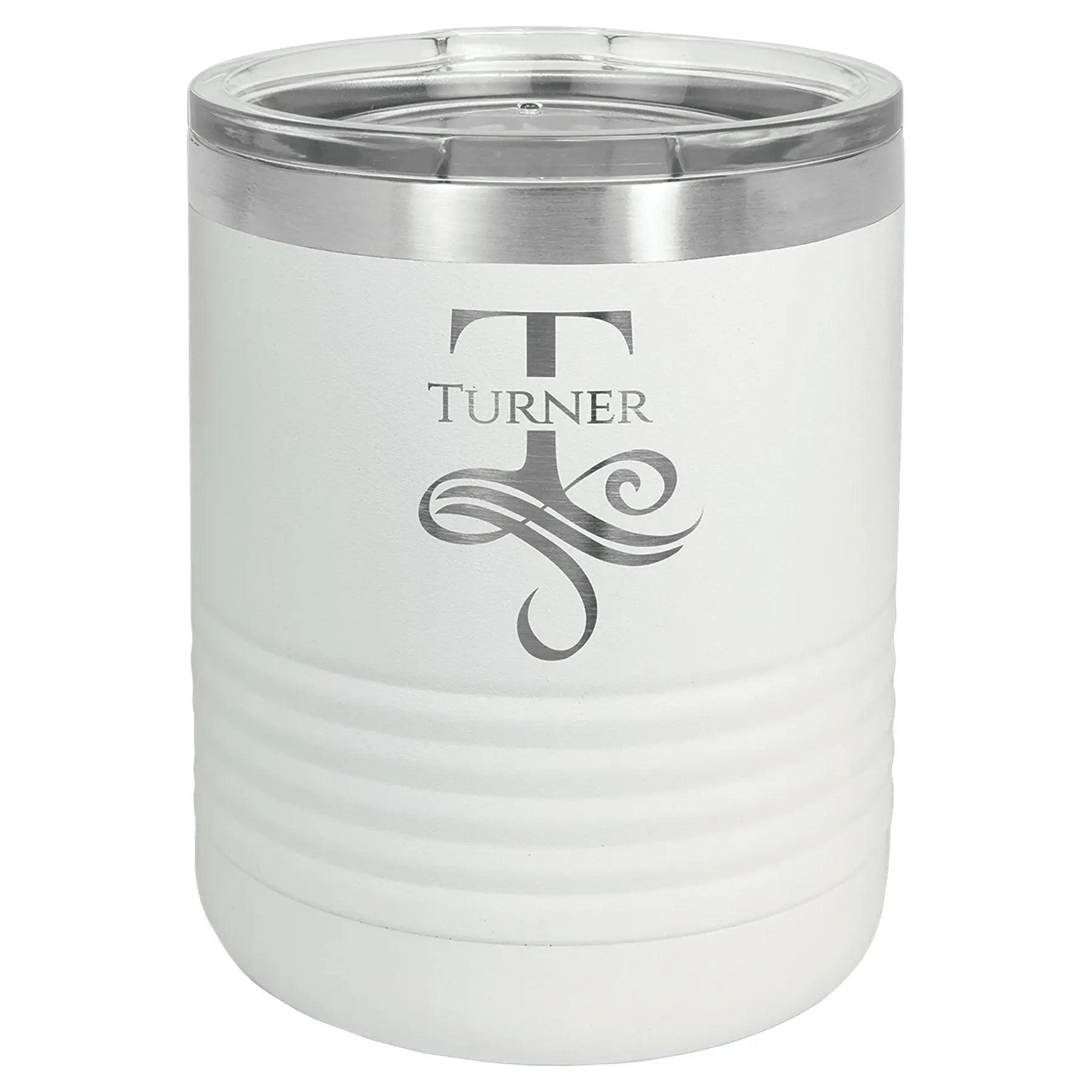 10 oz. Ringneck Tumbler with Clear Lid - Vacuum Insulated - Customized - Smalltown Connetchin