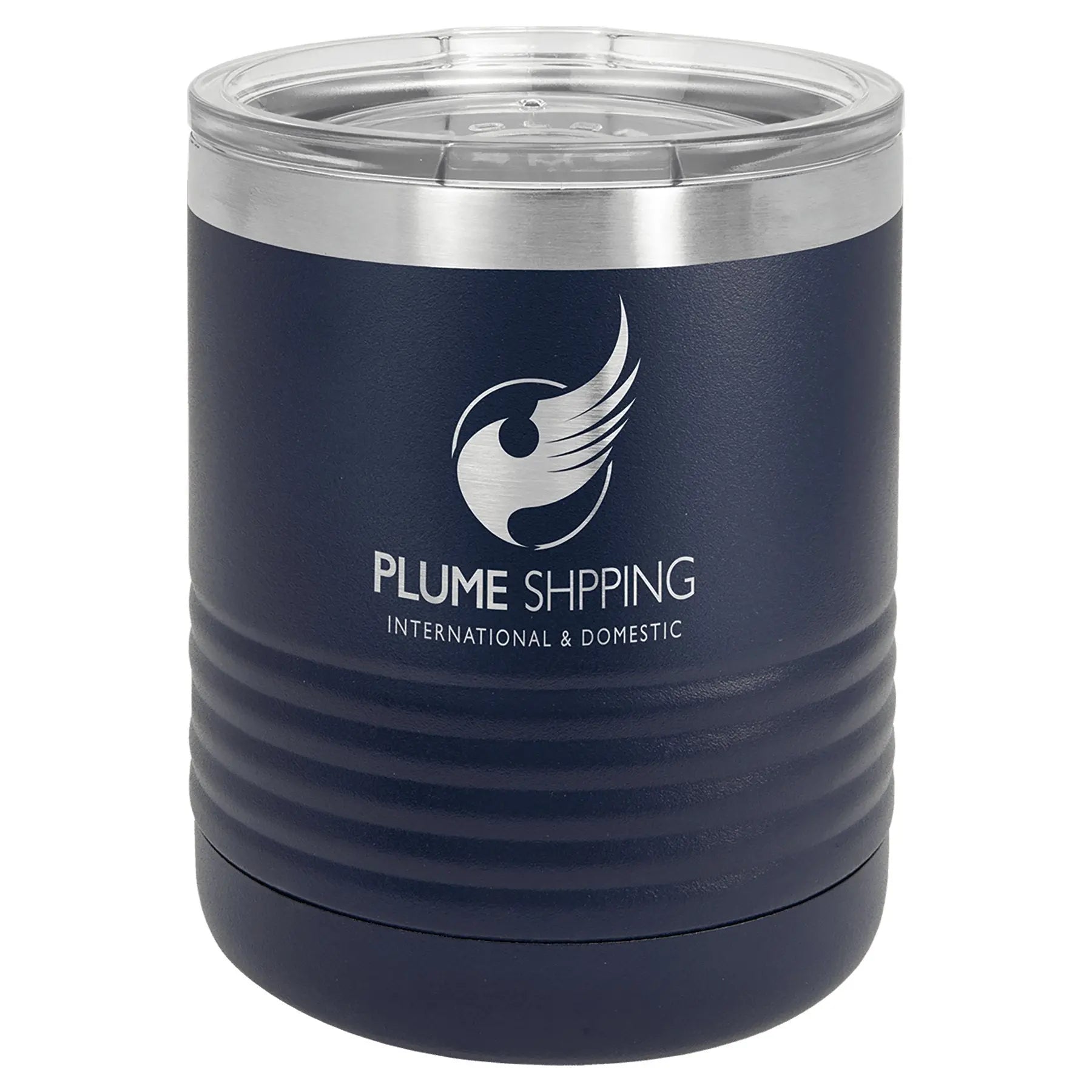 10 oz. Ringneck Tumbler with Clear Lid - Vacuum Insulated - Customized - Smalltown Connetchin