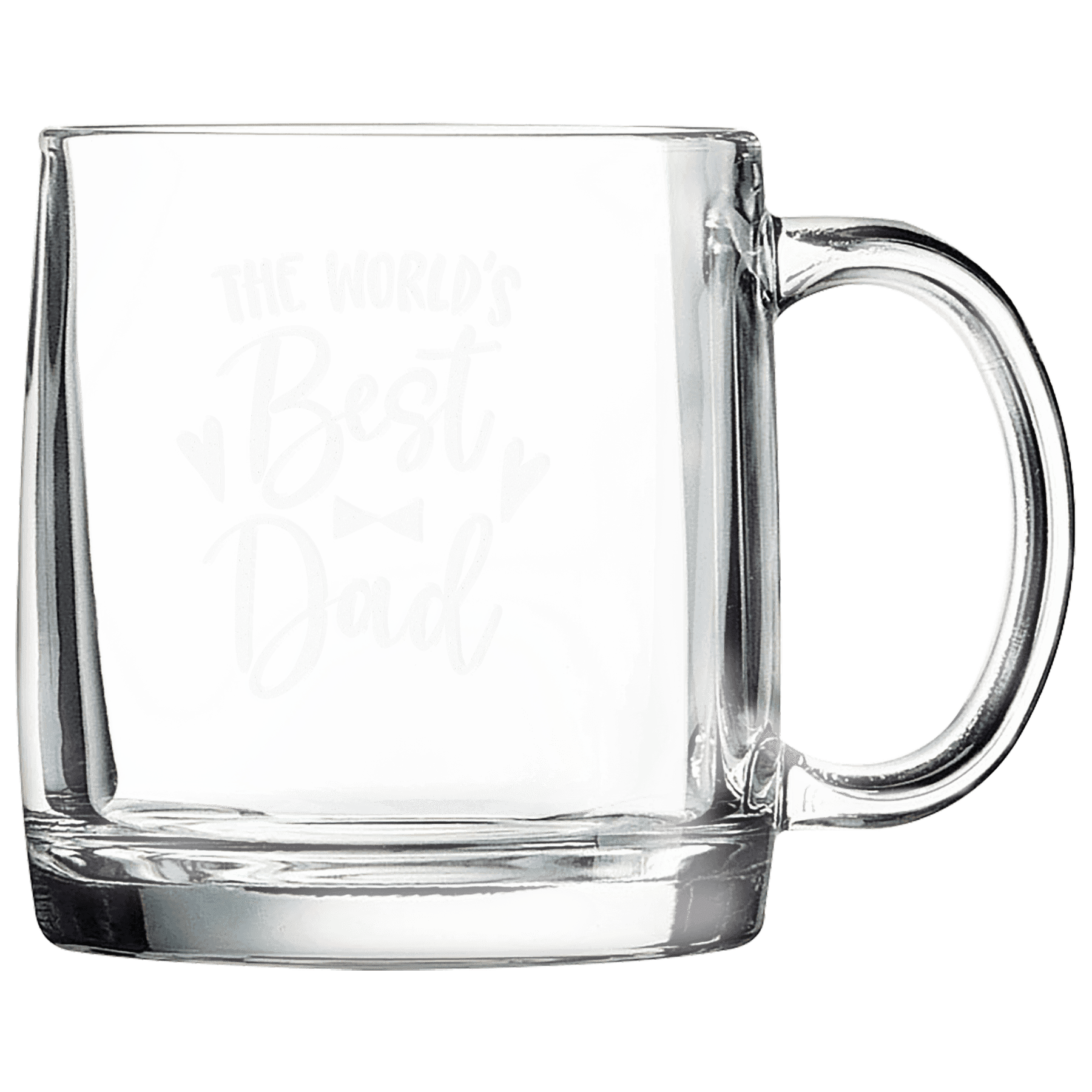 12 1/4 oz. Clear Coffee Mug - Glassware - Smalltown Connetchin