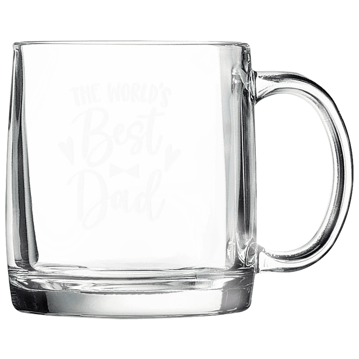 12 1/4 oz. Clear Coffee Mug - Glassware - Smalltown Connetchin