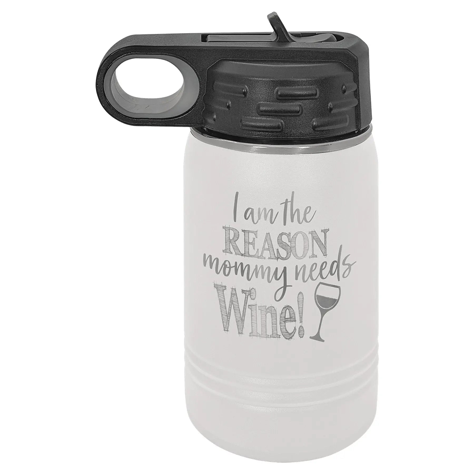 12 oz. Water Bottle - Stainless Steel - Custom - Smalltown Connetchin