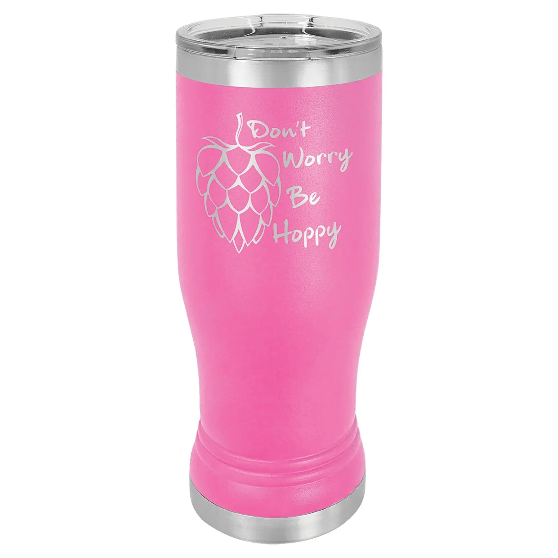 14 oz. Pilsner Tumbler with Clear Lid - Custom - Smalltown Connetchin