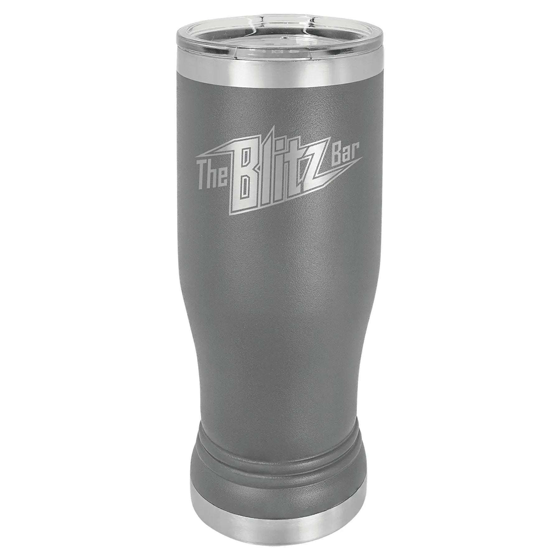 14 oz. Pilsner Tumbler with Clear Lid - Custom - Smalltown Connetchin