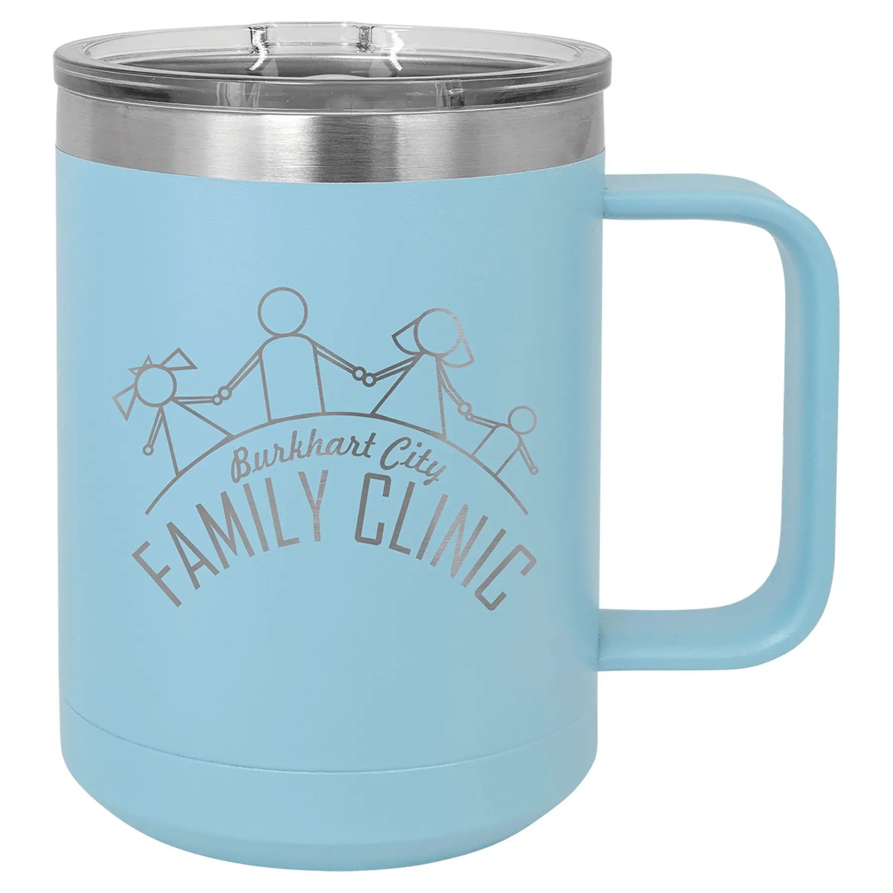 15 oz. Mug with Slider Lid - Vacuum Insulated - Custom - Smalltown Connetchin