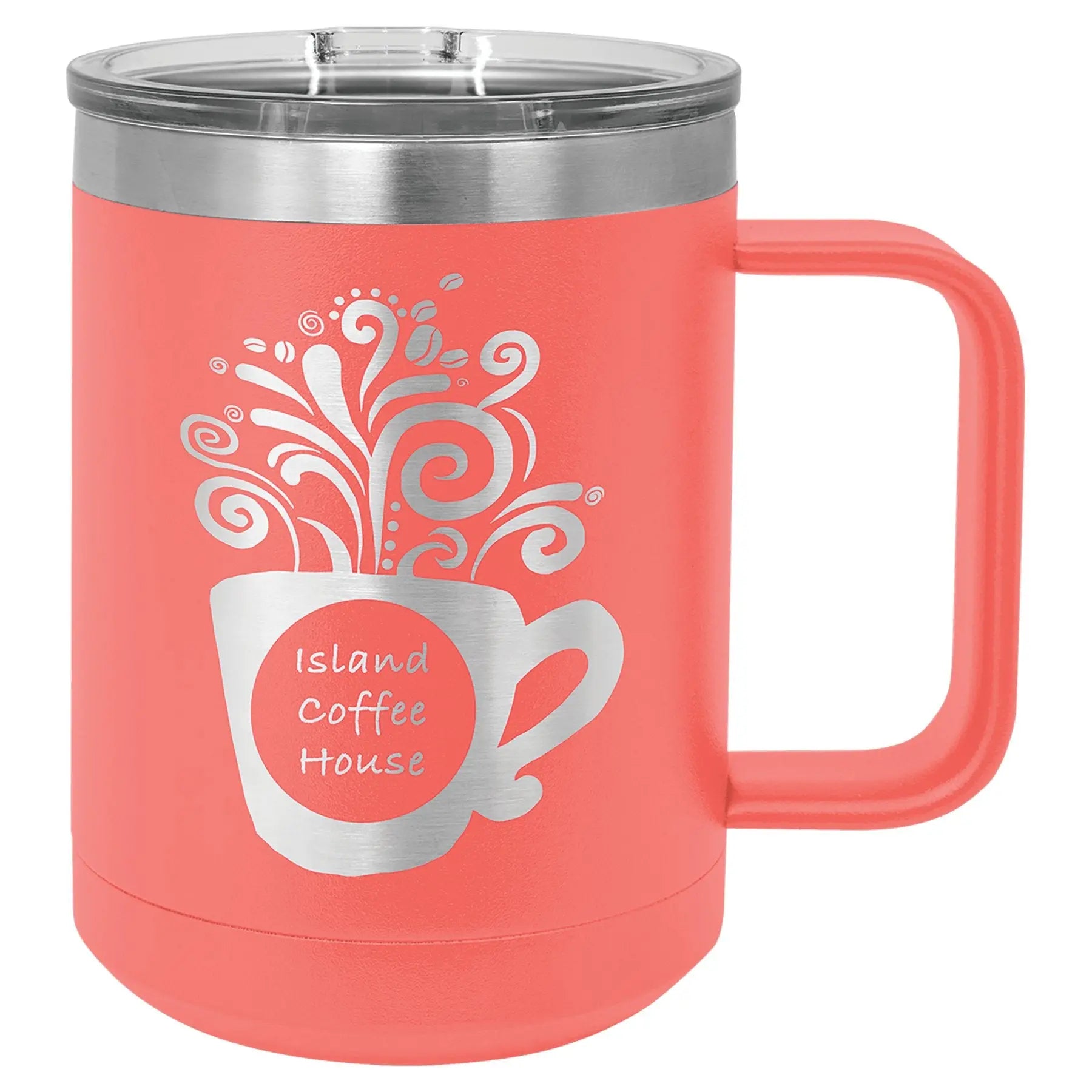 15 oz. Mug with Slider Lid - Vacuum Insulated - Custom - Smalltown Connetchin