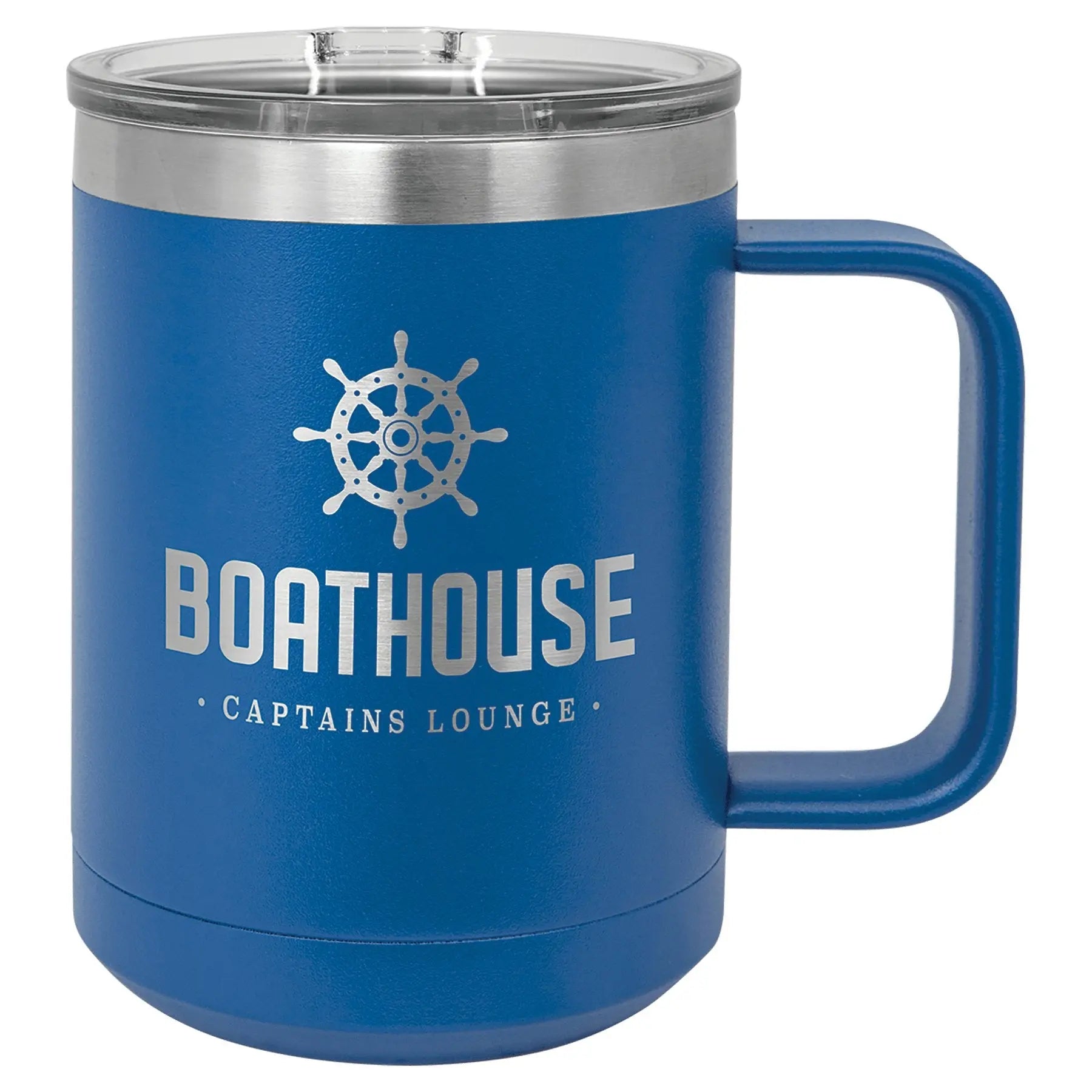 15 oz. Mug with Slider Lid - Vacuum Insulated - Custom - Smalltown Connetchin