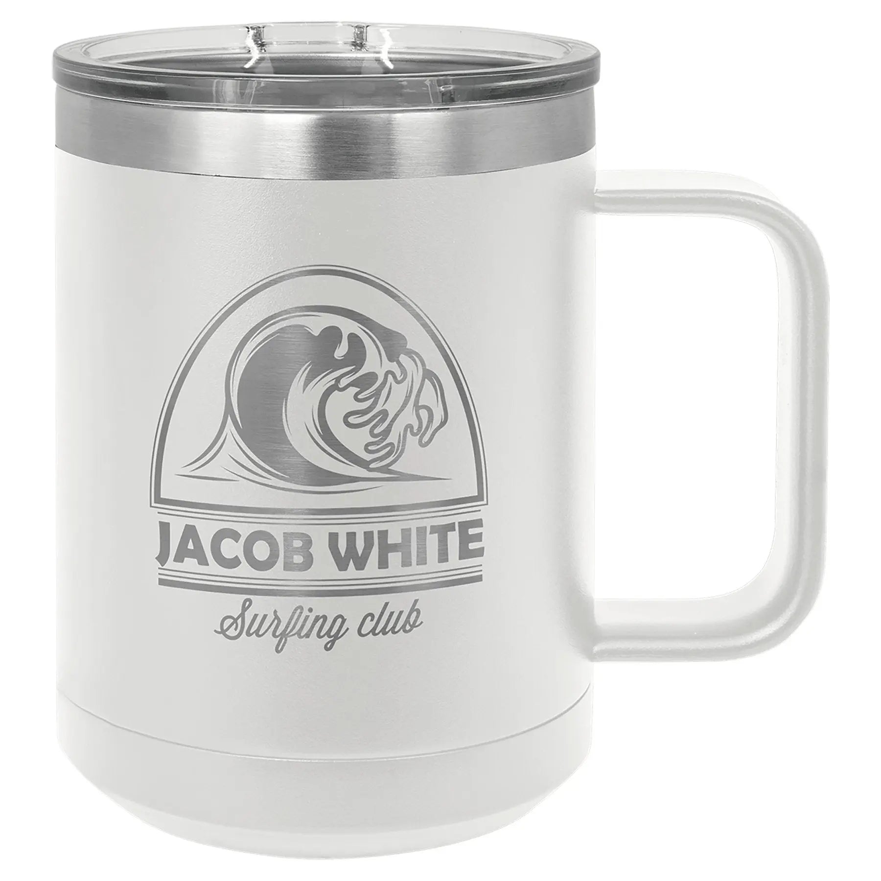 15 oz. Mug with Slider Lid - Vacuum Insulated - Custom - Smalltown Connetchin