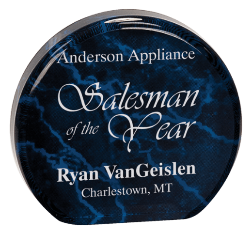 Acrylic Circle Award – Beveled Front