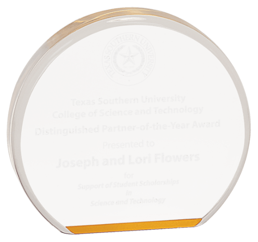 Acrylic Circle Award – Beveled Front