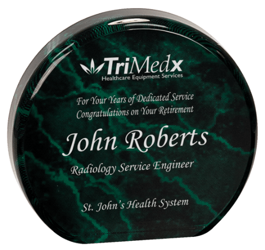 Acrylic Circle Award – Beveled Front